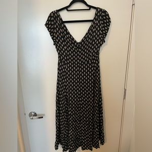 Black UO midi dress - S